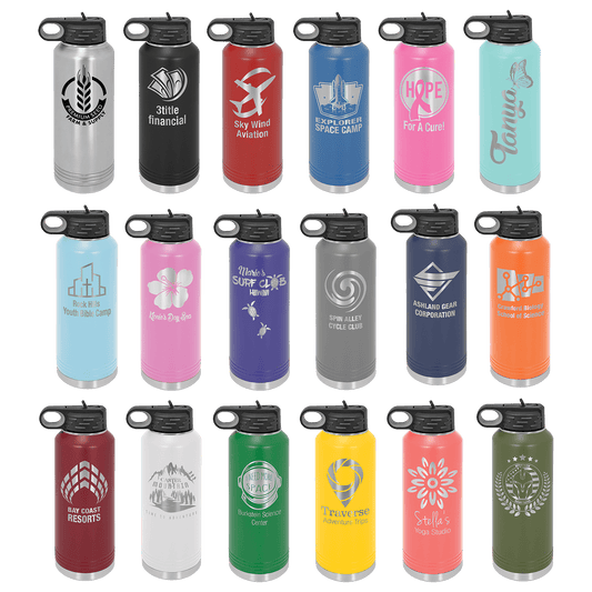 Custom Engraved Double Walled Polar Camel 40 oz. Water Bottle